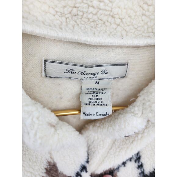 The‎ Barrage Company Sweater Vintage Argyle Print Full Button Down Size Medium - Picture 7 of 7